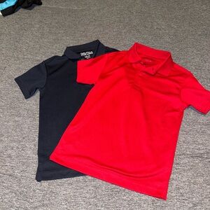 Nautica Kids Polo Shirt Set - Red and Black